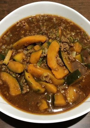 かぼちゃ消費に【麻婆南瓜】-レシピのメイン写真