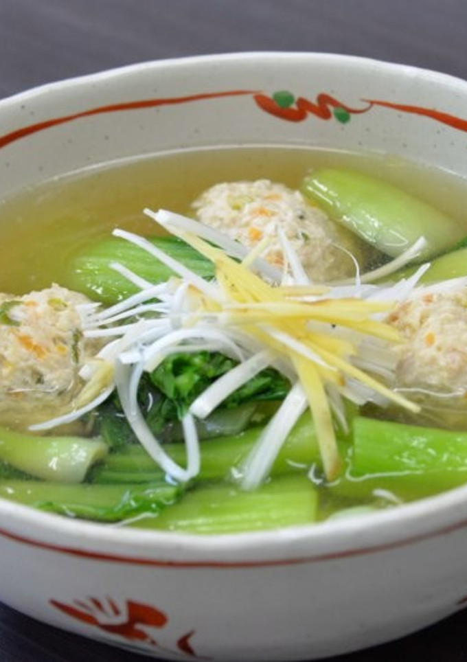 鶏団子と青梗菜のスープ　JAいるま野-レシピのメイン写真