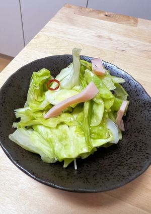 胡椒のきいた☆ハム入りキャベツの甘酢漬け-レシピのメイン写真