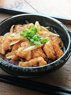 我が家の丼★ササミの甘酢あん乗っけ丼-レシピのメイン写真