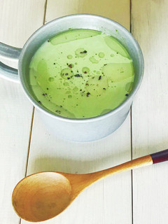 ほうれん草の中華風豆乳スープ-レシピのメイン写真