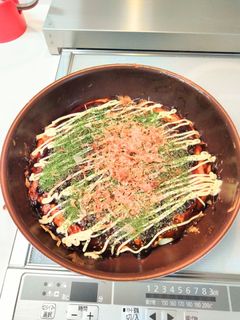 小麦粉不使用!ダイエットお好み焼き-レシピのメイン写真