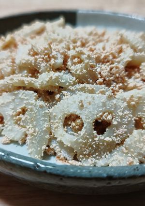 簡単！れんこんのたらこ炒め-レシピのメイン写真