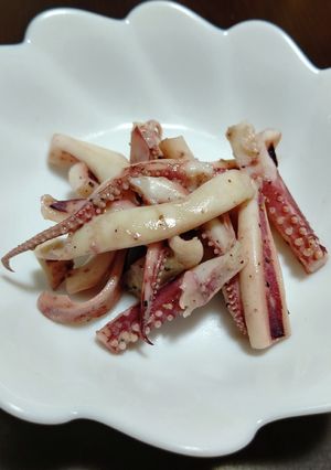 今日のおつまみ♪ イカの和え物-レシピのメイン写真