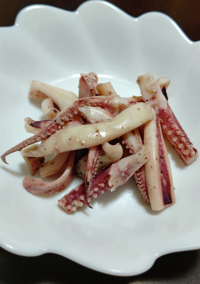今日のおつまみ♪ イカの和え物-レシピのメイン写真