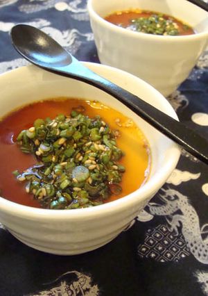 中華風茶碗蒸し ～ねぎソースがけ-レシピのメイン写真