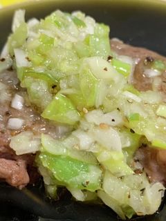 家族に大好評☆簡単ネギ塩だれ!玉ねぎでも-レシピのメイン写真