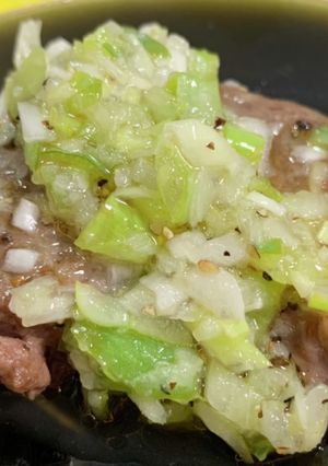 家族に大好評☆簡単ネギ塩だれ！玉ねぎでも-レシピのメイン写真