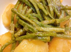 十六ささげとじゃがいもの煮物-レシピのメイン写真