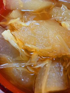 冬瓜とミョウガの醤油汁-レシピのメイン写真