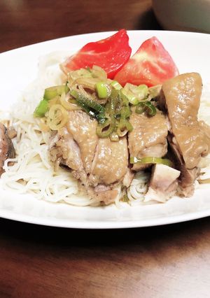 鶏肉そうめん-レシピのメイン写真