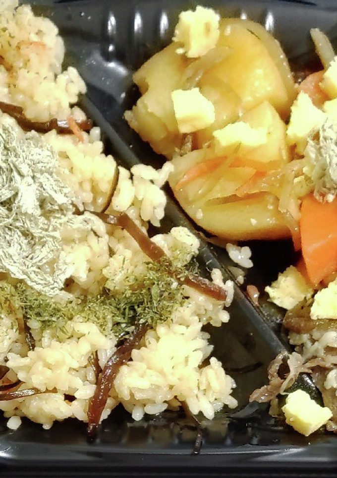 おやさい昆布煮･とろろ昆布&炊き込みご飯-レシピのメイン写真