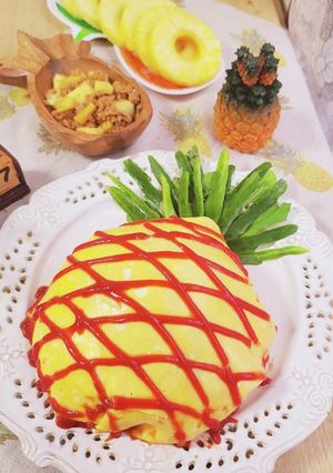 南国♪パイナップル入りオムタコライス-レシピのメイン写真