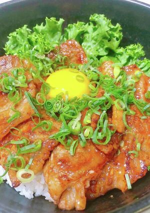 パクパク豚丼-レシピのメイン写真