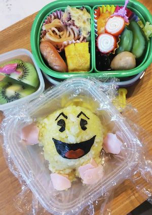パックマン　キャラ弁　デコふり　スマブラ-レシピのメイン写真