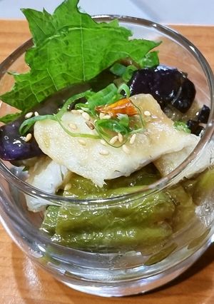 ペッシュの南蛮漬け-夏野菜の3種-レシピのメイン写真
