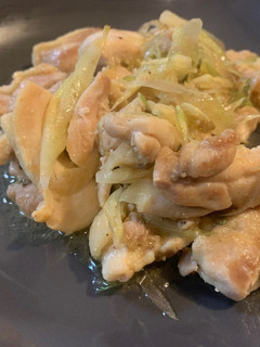 種蔵みょうがと鶏もも肉の柚子胡椒炒め-レシピのメイン写真