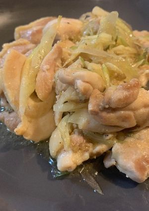 種蔵みょうがと鶏もも肉の柚子胡椒炒め-レシピのメイン写真