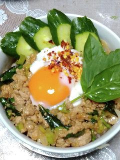 我が家の丼☆ガパオ丼-レシピのメイン写真