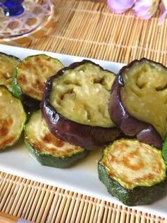 わさびだしで♪なすとズッキーニの焼き浸し-レシピのメイン写真