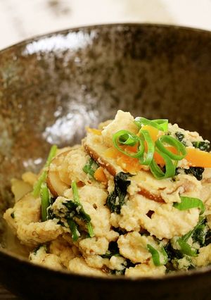 栄養満点！粉豆腐の炒り煮【食遺産】-レシピのメイン写真