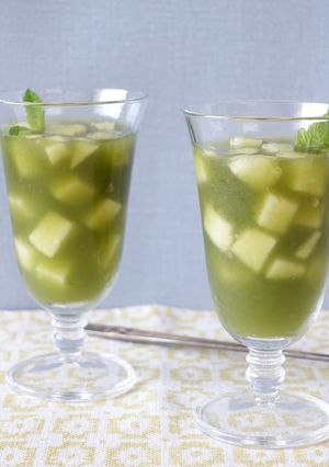 青汁りんごゼリー-レシピのメイン写真