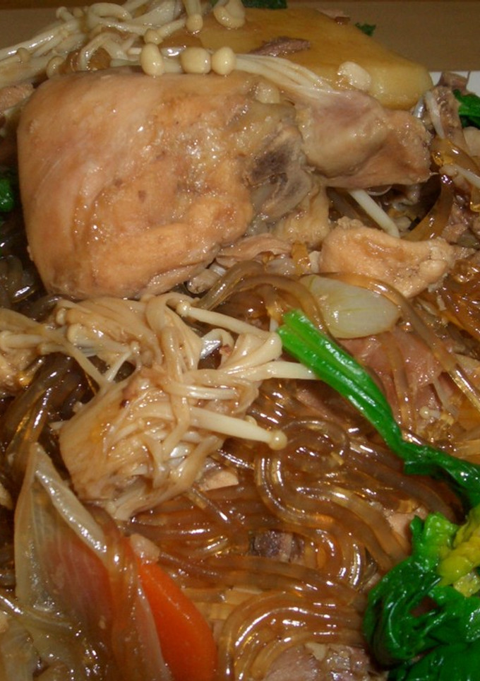 春雨がおいしい！！★鶏と春雨のしょうゆ煮-レシピのメイン写真