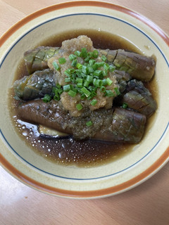 茄子の揚げ浸し、大根おろし入り-レシピのメイン写真
