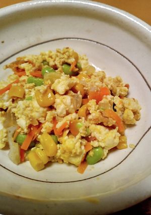 彩り鮮やか洋風炒り豆腐-レシピのメイン写真