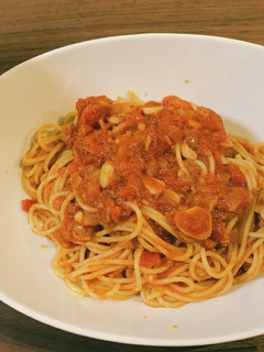 トマトとニンニクとツナのパスタ-レシピのメイン写真