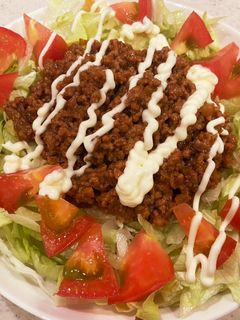 我が家の簡単タコライス-レシピのメイン写真