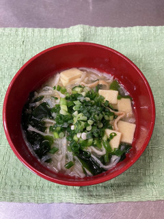 干し大根と高野豆腐のお味噌汁-レシピのメイン写真