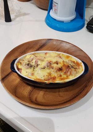 パプリカと玉ねぎのピザチーズ焼き-レシピのメイン写真