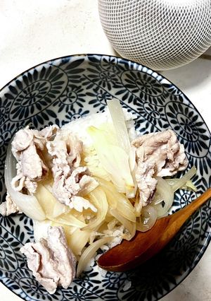 簡単！めんつゆで豚しゃぶ丼♪-レシピのメイン写真