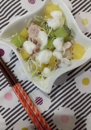 ヨーグルトソースの豚しゃぶサラダ-レシピのメイン写真
