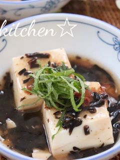 豆腐の梅ひじきあん-レシピのメイン写真