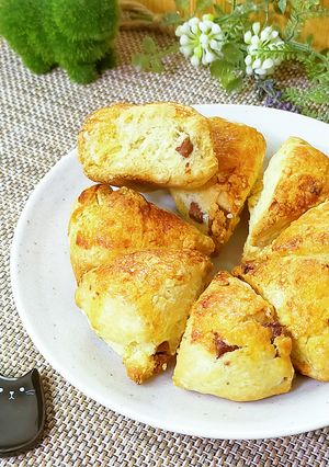 混ぜて焼くだけ♪ さくふわチョコスコーン-レシピのメイン写真