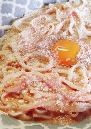 【超簡単】釜玉うどん-レシピのメイン写真