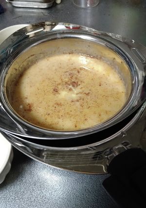 無水鍋で湯煎プリン。シナモンと塩入り-レシピのメイン写真