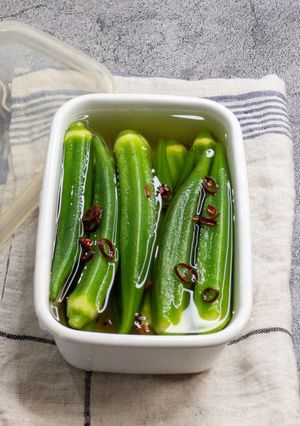 【作り置き】オクラのさっぱり辛だし浸し-レシピのメイン写真