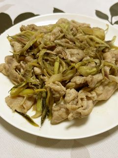 みょうがと豚肉の炒め物♡-レシピのメイン写真