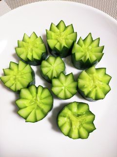 きゅうりの飾り切り-レシピのメイン写真