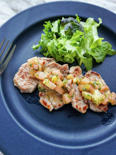 夏の簡単イタリアン豚ヒレ肉のケッカソース-レシピのメイン写真