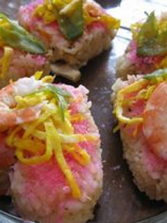 *ひな祭り* かわいいお花のチラシ寿司-レシピのメイン写真