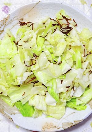 キャベツの塩昆布和え-レシピのメイン写真