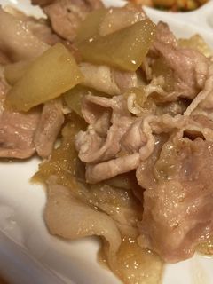 豚の梨生姜炒め-レシピのメイン写真