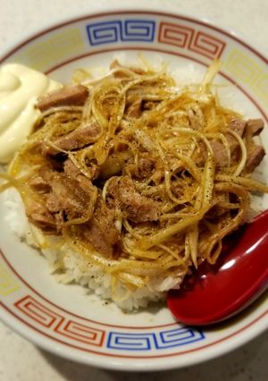 ウチのネギチャーシュー丼！子供に人気！-レシピのメイン写真