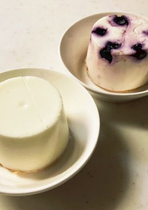 話題の簡単【牧場の朝】レアチーズケーキ！-レシピのメイン写真