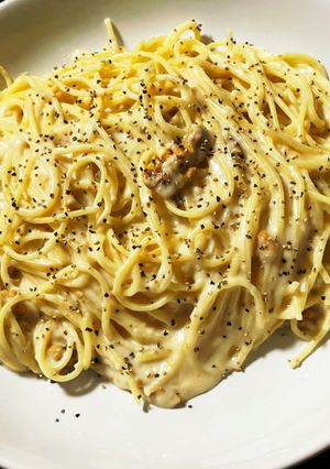 簡単・ウニのクリームパスタ-レシピのメイン写真