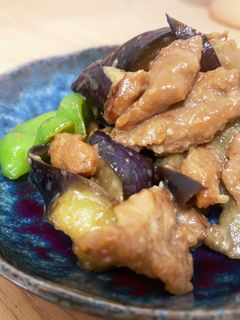 大豆のお肉でナスとピーマンの簡単みそ炒め-レシピのメイン写真